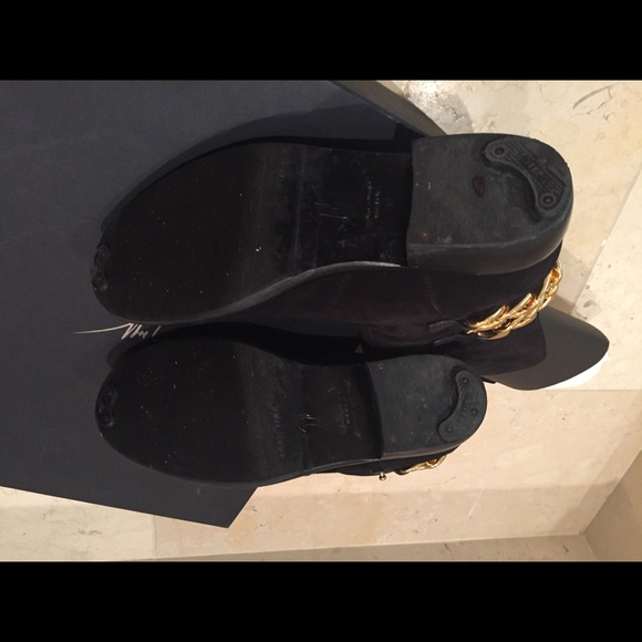 Giuseppe Zanotti suede chain Cobain boots 6 - Picture 8 of 8